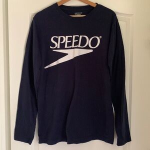 NWOT Speedo Men’s Vintage Logo Long-sleeve Shirt